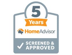 5 years home advisor screened and approved