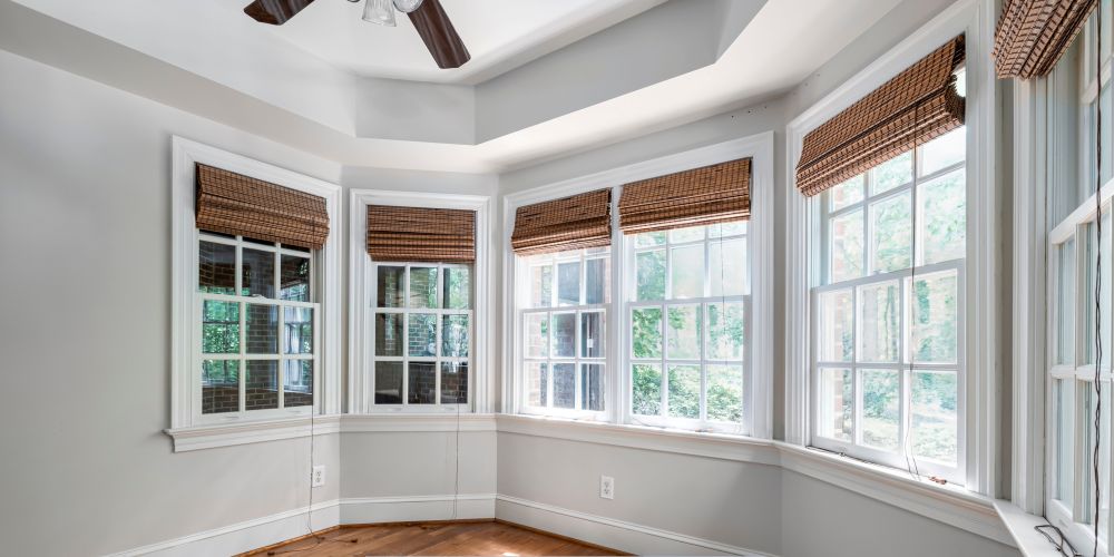 Replacement windows and doors in Tigard, OR featuring a bay window interior
